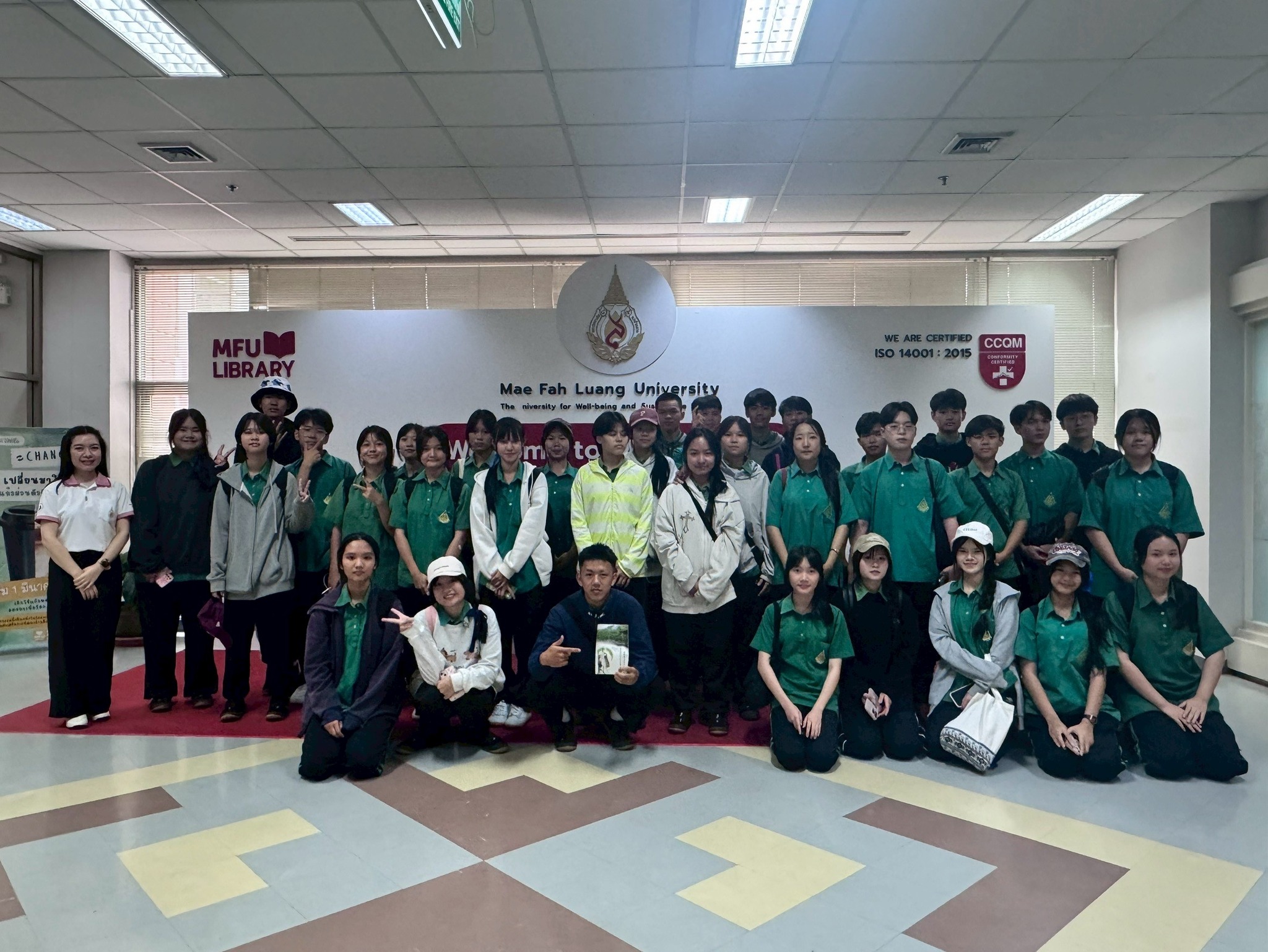 ศูนย์บรรณสารฯ ได้ต้อนรับคณะนักเรียน จากโรงเรียนแม่สายประสิทธิ์ศาสตร์ ในการชมหอประวัติ มฟล.