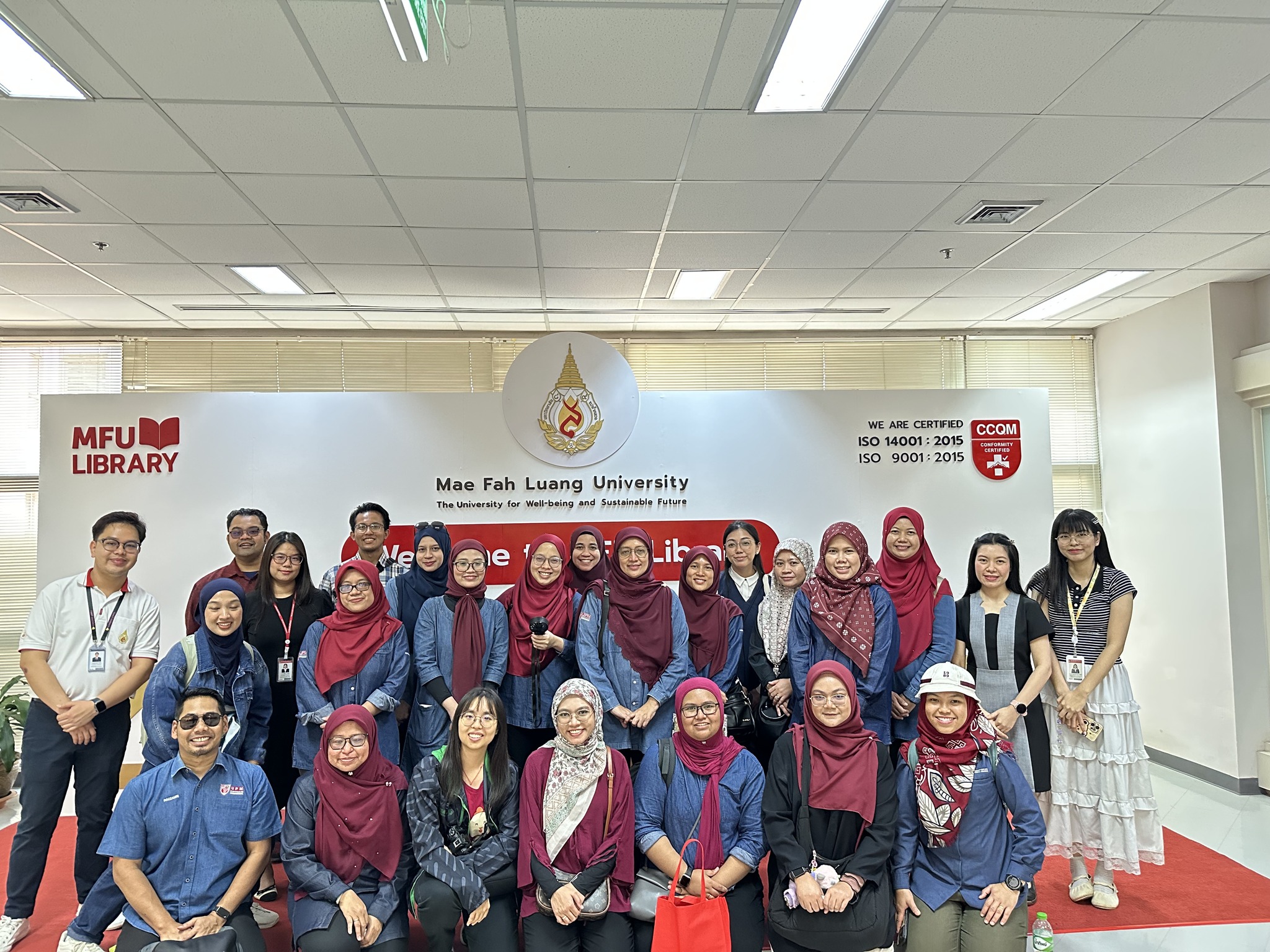 ศูนย์บรรณสารฯ ได้ให้การต้อนรับคณะจาก University of Putra Malaysia (UPM) ในการเยี่ยมชมหอประวัติ มฟล.