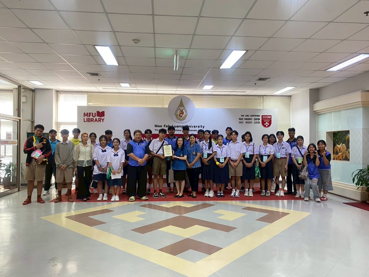 ศูนย์บรรณสารฯ ได้ให้การต้อนรับคณะนักเรียนจากโครงการค่ายเยาวชนภาคเหนือ ประจำปี 2569