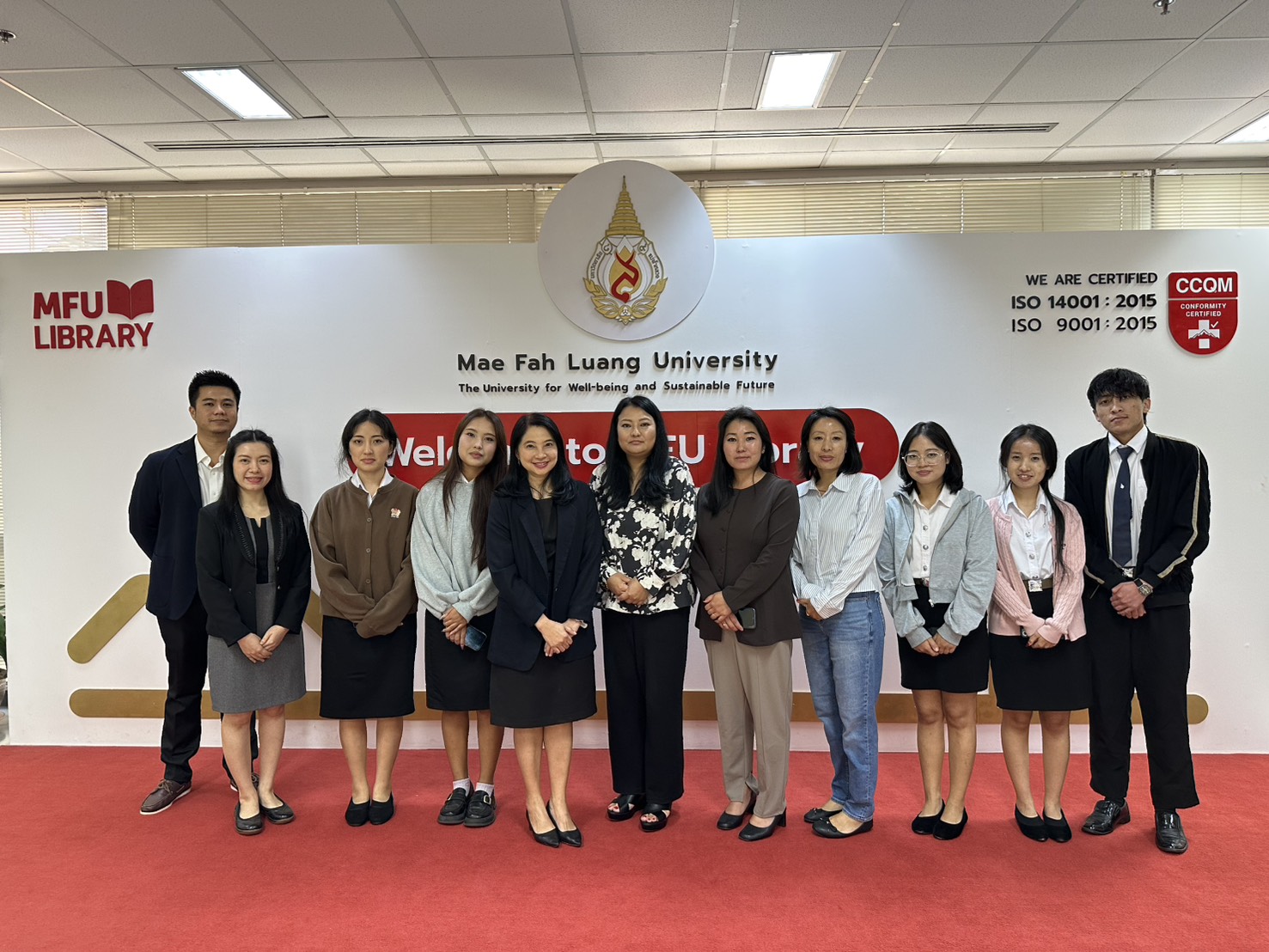 ศูนย์บรรณสารฯ มฟล. ต้อนรับคณะผู้บริหารจาก Youth Welfare and Education Office ภูฏาน เยี่ยมชมหอประวัติฯ