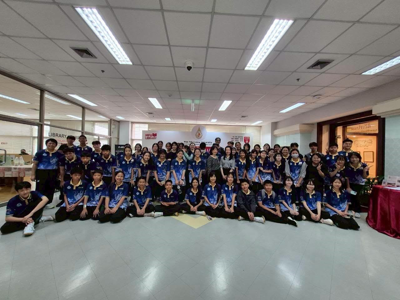 ศูนย์บรรณสารฯ ได้ให้การต้อนรับคณะนักเรียนห้องเรียนความเป็นเลิศด้านภาษาจีน โรงเรียนแม่สายประสิทธิ์ศาสตร์
