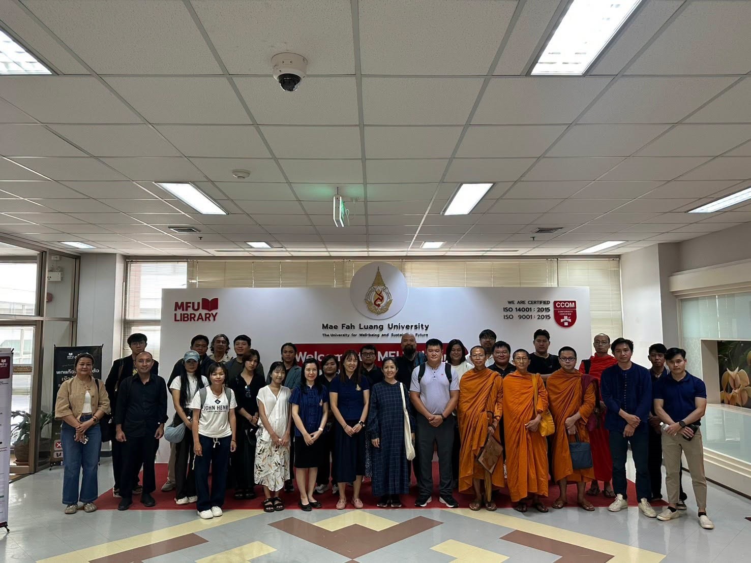 ศูนย์บรรณสารฯ ได้ให้การต้อนรับคณะนักศึกษาหลักสูตรระยะสั้น สาขาวิชาพุทธศิลปกรรม มฟล. รุ่นที่ 6 ประจำปี พ.ศ. 2569